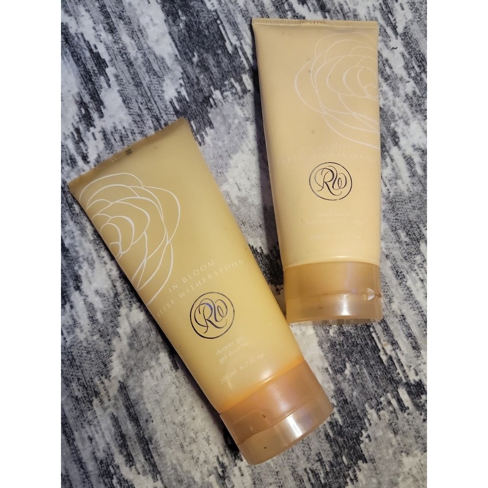 Avon In Bloom Reese Witherspoon 6.7 oz Set Perfumed Body Lotion n Shower Gel Set